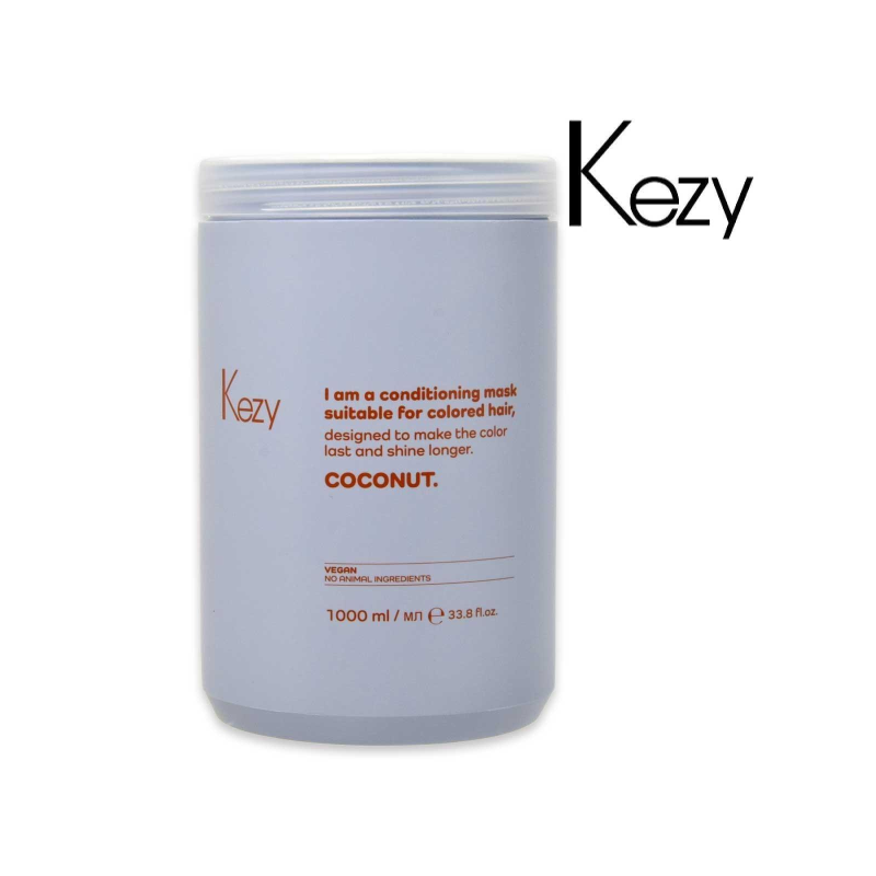 Kezy Coconut maschera capelli colorati - 1000 ml