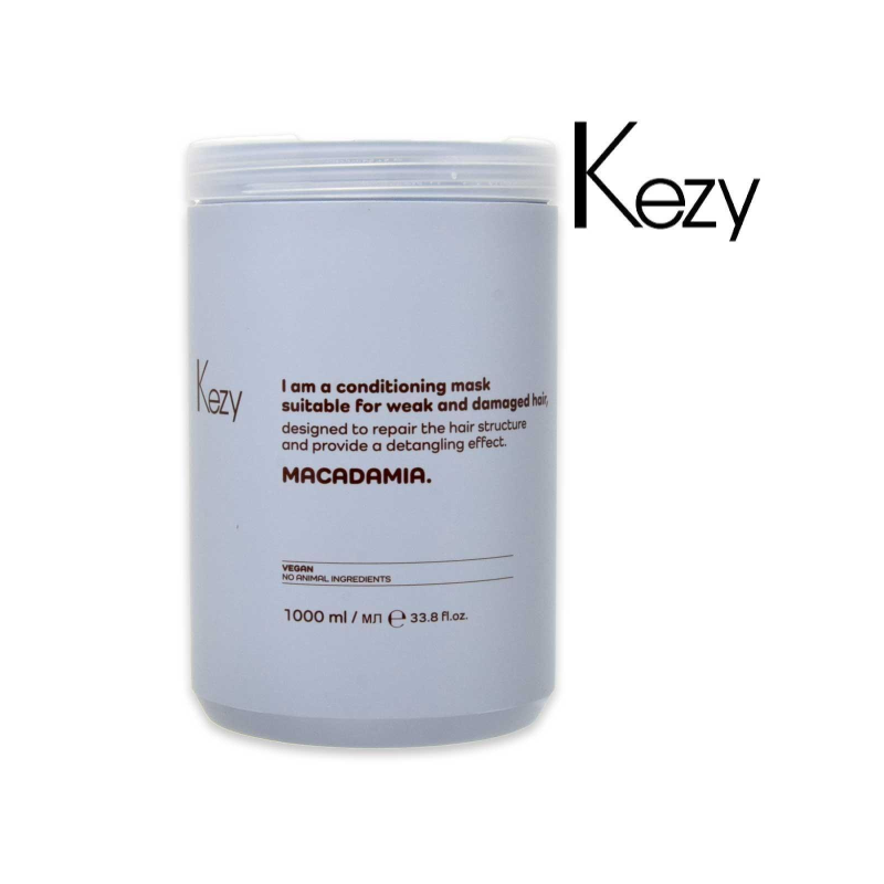 Kezy Macadamia maschera per capelli fragili e danneggiati - 1000 ml