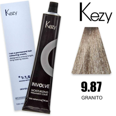 Kezy Involve Color colorazione permanente in crema 9.87 - Granito 100 ml