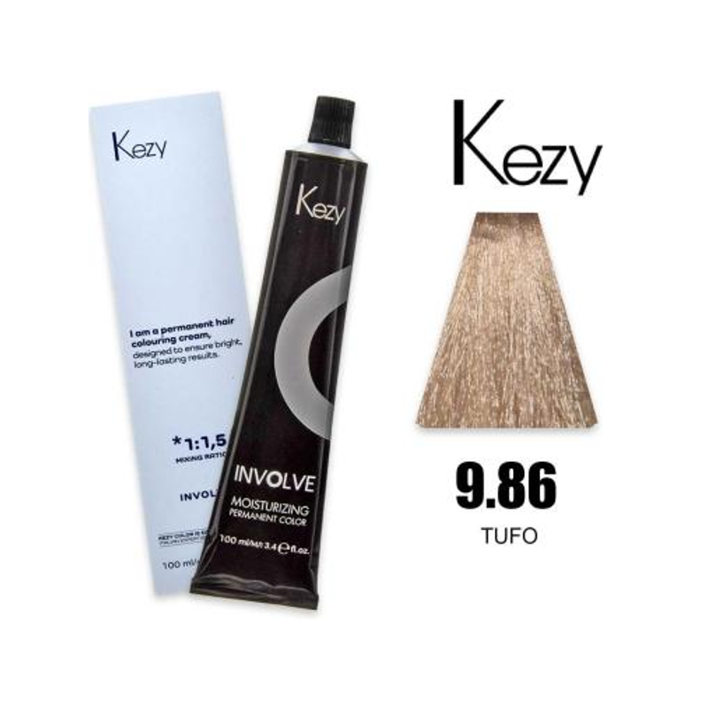 Kezy Involve Color colorazione permanente in crema 9.86 - Tufo 100 ml