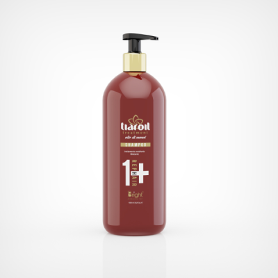 Melca Bright - Tiaroil shampoo e siero rigenerante 1000 ml; formato conveniente per capelli rinforzati