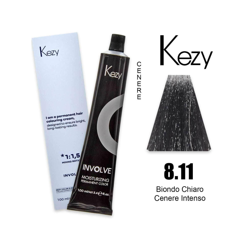 Kezy Involve Color Colorazione Permanente in Crema 8.11 / 8AAA 100ml
