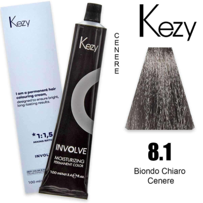 Kezy Involve Color Colorazione 8.1 - Biondo Chiaro Cenere