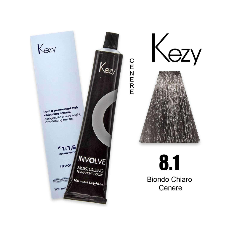Kezy Involve Color Colorazione Permanente in Crema 8.1 / 8AA 100ml