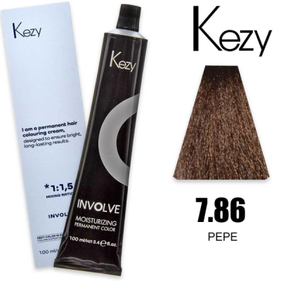 Kezy colorazione permanente in crema 7.86 - Pepe 100 ml