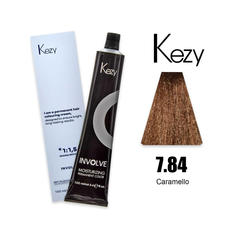 Kezy Involve Color Colorazione Permanente in Crema 7.84 / 7BNC 100ml
