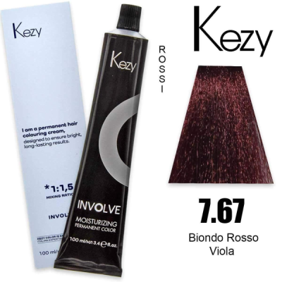 Kezy colorazione permanente in crema 7.67 - Biondo Rosso Viola