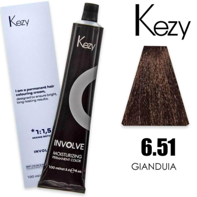 Kezy colorazione permanente in crema 6.51 - Gianduia 100 ml