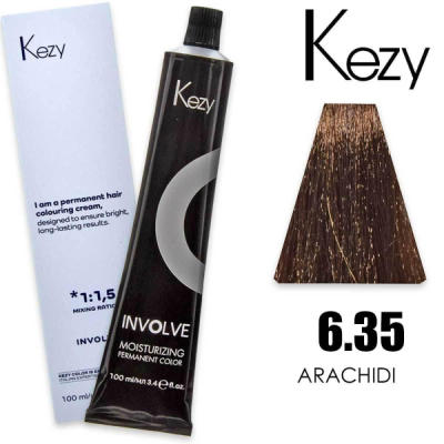 Kezy colorazione permanente in crema 6.35 - Arachidi 100 ml