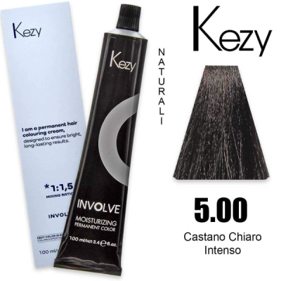 Kezy colorazione permanente in crema 5.00 - Castano Chiaro Intenso 100 ml
