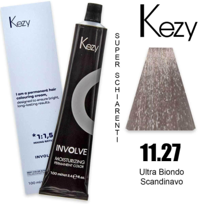 Kezy colorazione permanente in crema 11.27 - Ultra Biondo Scandinavo 100 ml