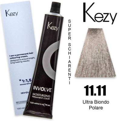 Kezy Involve Color Colorazione Permanente 11.11 - Ultra Biondo Polare