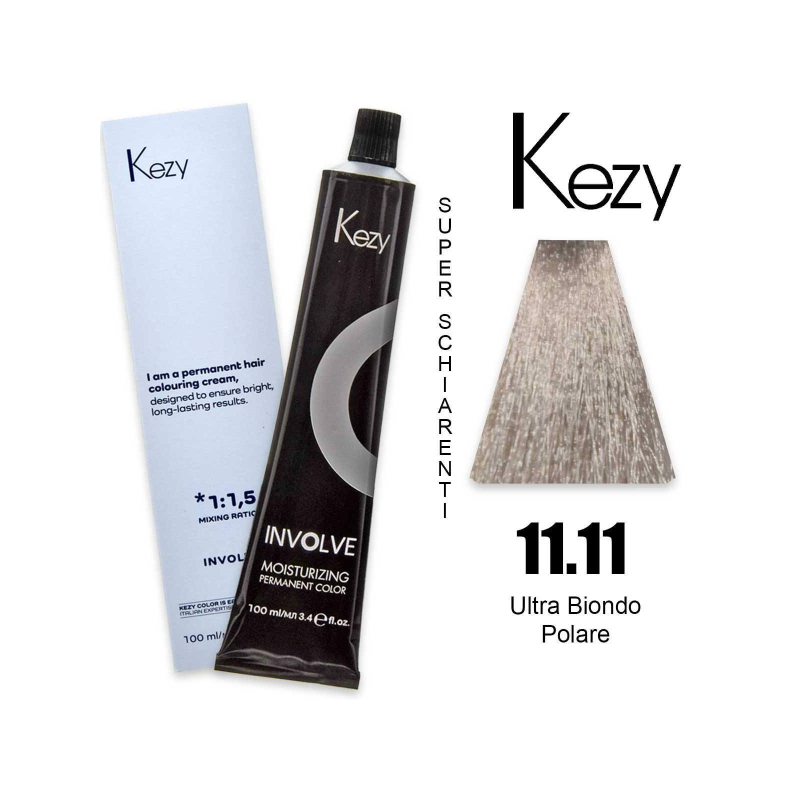 Kezy Involve Color Colorazione Permanente 11.11 - Ultra Biondo Polare