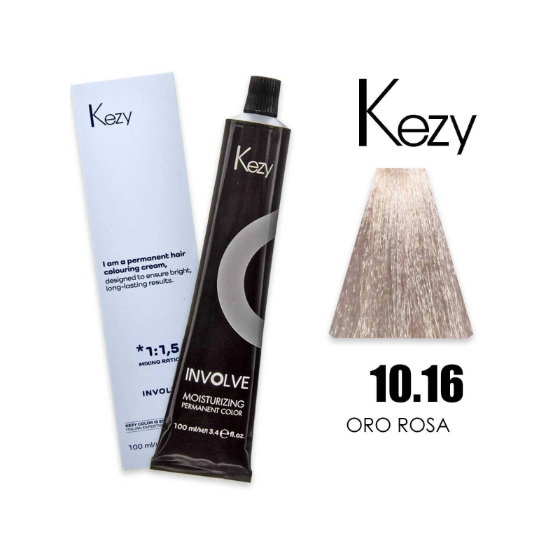 Kezy Involve Color Colorazione Permanente 10.16 - Oro Rosa