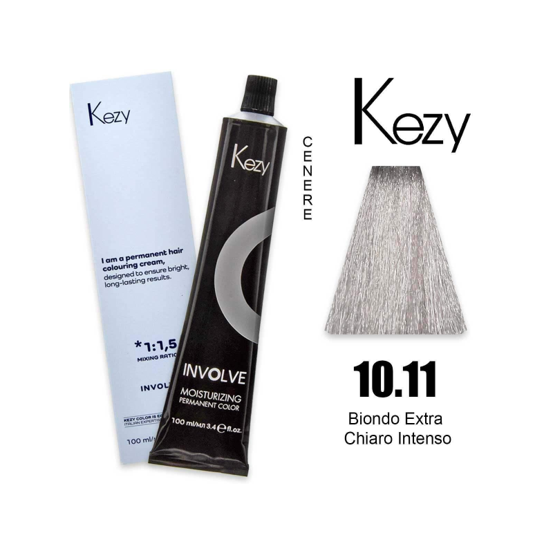 Kezy colorazione permanente in crema 10.11 - Biondo Extra Chiara Intensa 100 ml