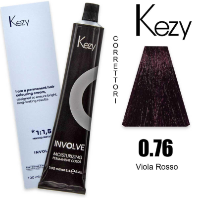 Kenzy colorazione permanente in crema 0.76 - Viola Rosso 100 ml
