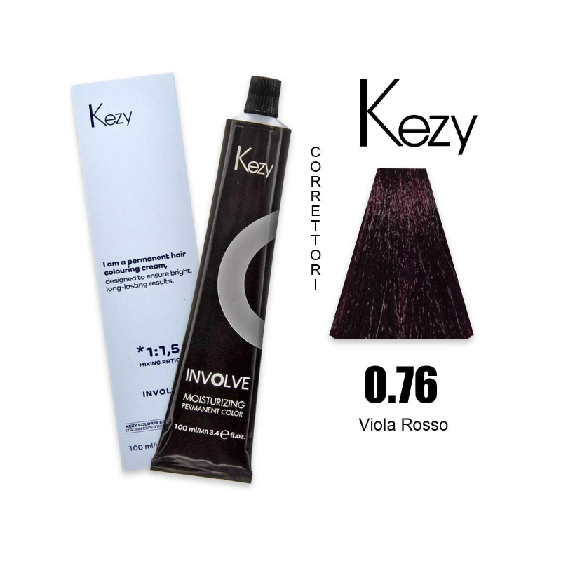 Kenzy colorazione permanente in crema 0.76 - Viola Rosso 100 ml