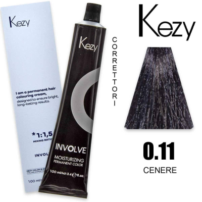 Kezy colorazione permanente in crema 0.11 - Cenere 100 ml