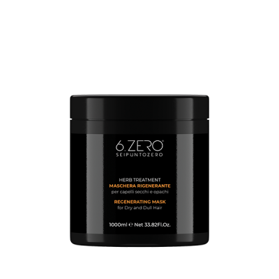 6.Zero Herb Treatment, maschera rigenerante per capelli secchi ed opachi - 1000 ml