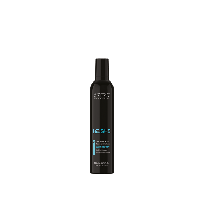 6.Zero He She Gel in mousse texture e volume - 300 ml
