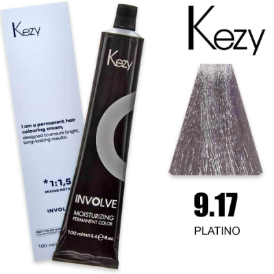 Kezy Involve Color Colorazione Permanente in Crema 9.17 - Platino