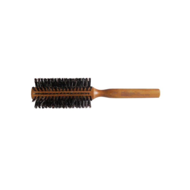 Kiepe Spazzola Manico Legno - Setole Cinghiale Diametro 22