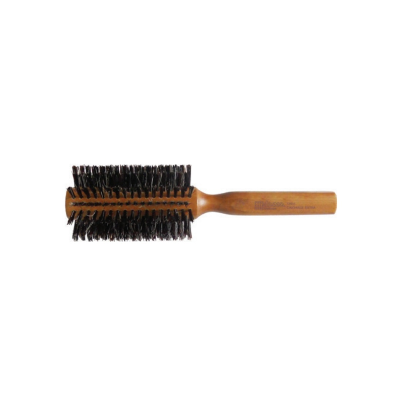 Kiepe Spazzola Manico Legno - Setole Cinghiale Diametro 31