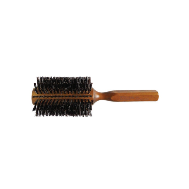 Kiepe Spazzola Manico Legno - Setole Cinghiale Diametro 33