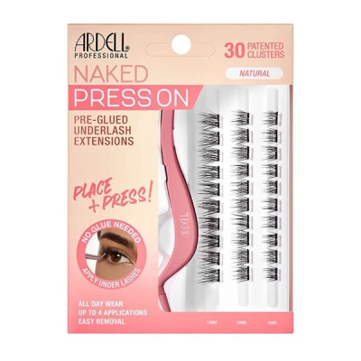Ardell - Naked 30 Pre-glued Press On Underlash Extensions - Natural