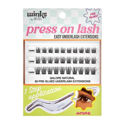 Ardell - Winks Press On 30 Pc Clusters Natural + Applicator