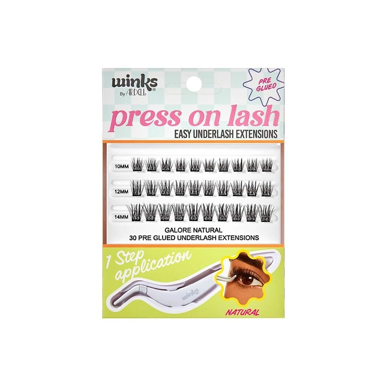 Ardell - Winks Press On 30 Pc Clusters Natural + Applicator