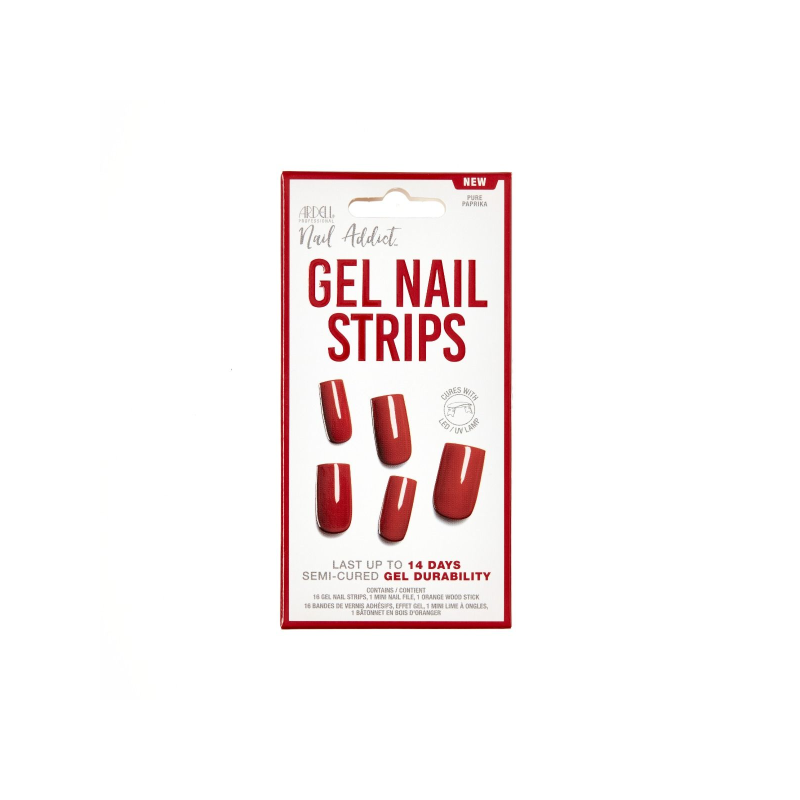 Ardell Gel Nail Strips - Pure Paprika