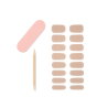 Ardell Gel Nail Strips - Blushing Bride