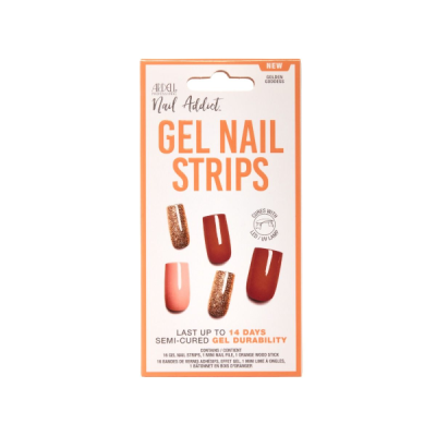 Ardell Gel Nail Strips - Golden Goddess