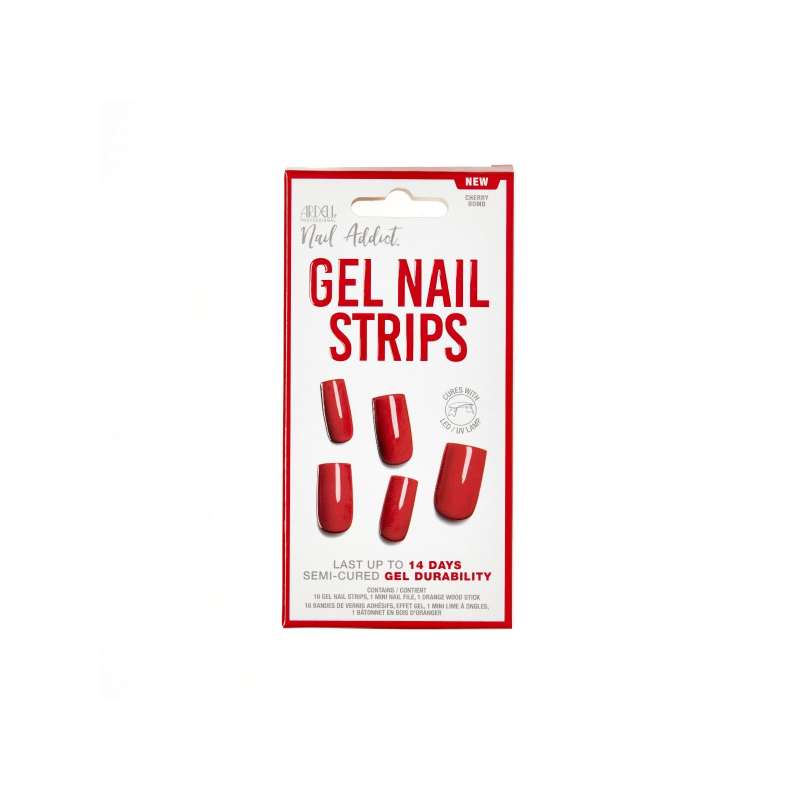 Ardell Gel Nail Strips - Cherry Bomb