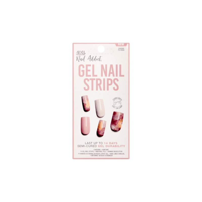 Ardell - GEL NAIL STRIPS CHEERS TO ROSE