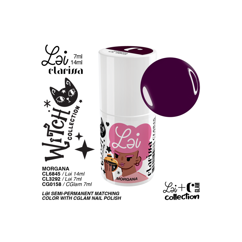 Clarissa Lei Morgana Smalto Semipermanente 7 ml CL 3292 Witch 2024 Tpo Free