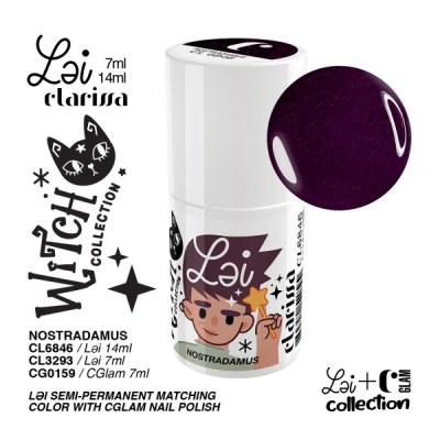 Clarissa Lei Smalto Semipermanente - Nostradamus 7 ml CL3293 Witch 2024